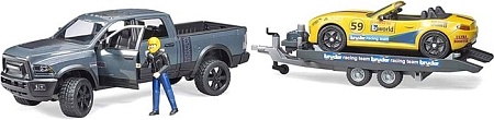 Bruder RAM Power Wagon & Roadster Bruder Racing Team 02504