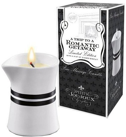 Массажная свеча Petits Joujoux Romantic Getaway имбирь 46726 (120 г)
