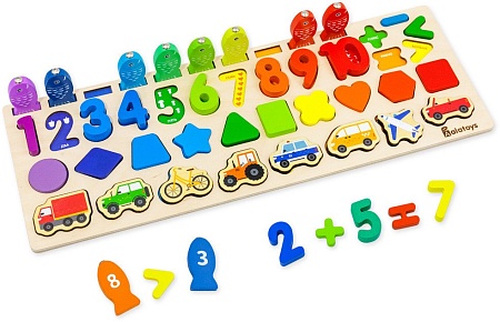 Сортер Alatoys Пазл Магнитная рыбалка ПЗЛ56