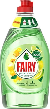 Средство для мытья посуды Fairy Platinum Лайм 430 мл