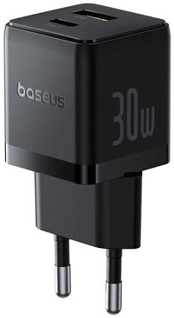 Baseus Palm Fast Charger C+U 30W EU P1011160A113-01 (черный)