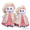 Классическая игрушка BUDI BASA Collection Кошечка Ли-Ли в летнем пальто в клетку LK24-100 (24 см)