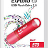 USB Flash Exployd 570 64GB (красный) [EX-64GB-570-Red]