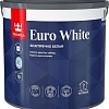 Краска Tikkurila Euro White для потолка 2.7 л (белый глубокоматовый)