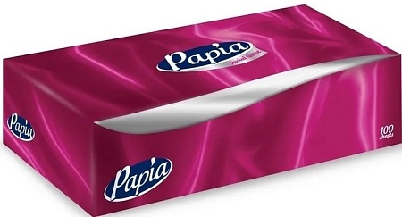 Бумажные салфетки Papia Косметические 100 шт