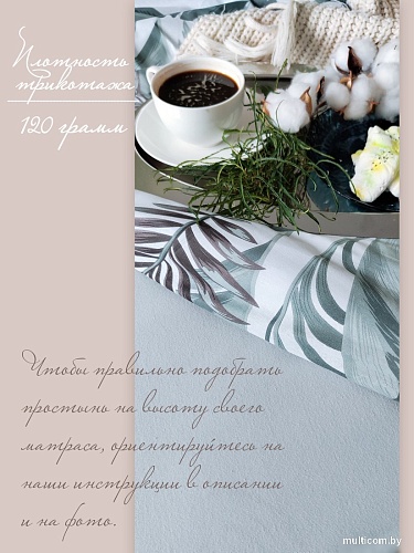 Luxsonia Трикотаж на резинке 120x200 Мр0010-10 (светло-серый)