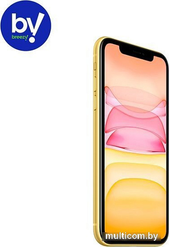 Смартфон Apple iPhone 11 128GB Воcстановленный by Breezy, грейд C (желтый)