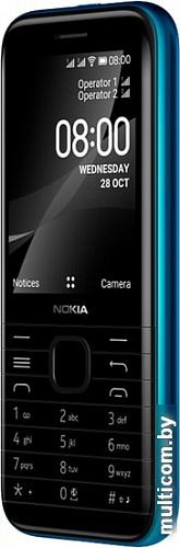 Мобильный телефон Nokia 8000 4G Dual SIM (синий)