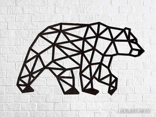 Настенная фигура Eco-Wood-Art Медведь