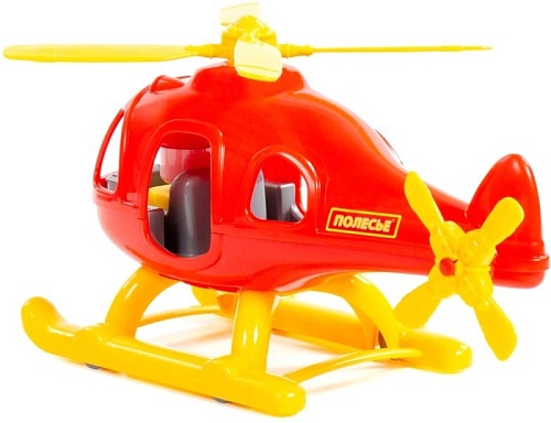 Игрушечный транспорт Полесье Вертолет Шмель 67654 (красный)