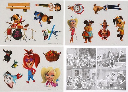 Игра на липучках Умка Незабываемоле лето. Барбоскины 4680107925084