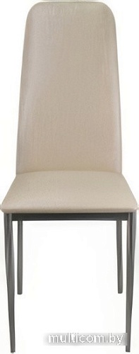 Стул Гальваник Вест (эмаль серебро/ВВ 2 бенгал бежевый)