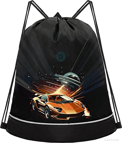 Мешок для обуви Grizzly OM-51-114 (черный/коричневый)