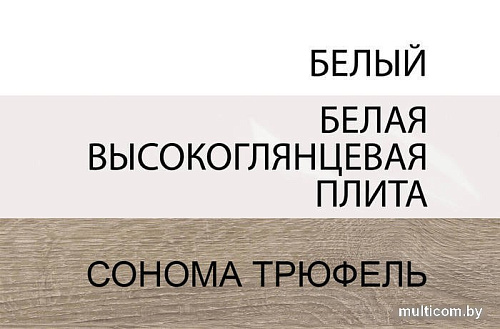 Журнальный столик Anrex Linate Typ 71 (белый/сонома трюфель)