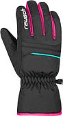 Горнолыжные перчатки Reusch Alan Junior 6361115-7003 (р-р 5, Blck/Blck/Pink Glo)