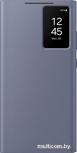 Чехол для телефона Samsung View Wallet Case S24 Ultra (фиолетовый)