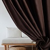 Комплект штор Soft Lines Бархат 9102G-E11 (300x240, шоколад)