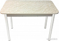 Обеденный стол Solt Молли 1 (мрамор белый/ноги круглые белые)