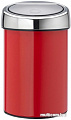 Brabantia Touch Bin 3 л (пламенно-красный/стальной)