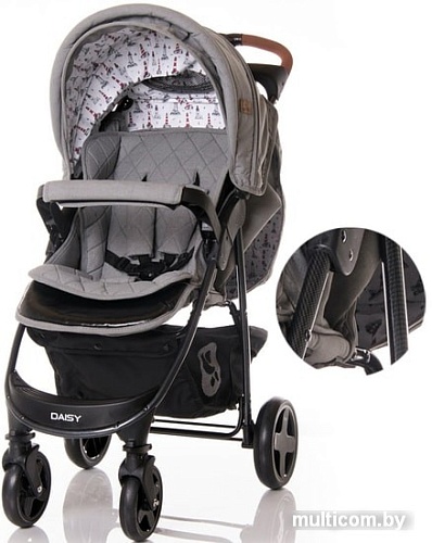Коляска прогулочная «книга» Lorelli Daisy 2020 (dark grey lighthouse)