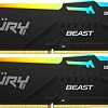 Оперативная память Kingston FURY Beast RGB 2x32ГБ DDR5 6000 МГц KF560C36BBE2AK2-64