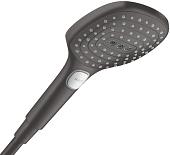 Душевой гарнитур Hansgrohe Raindance Select E 26520340 (черный матовый)