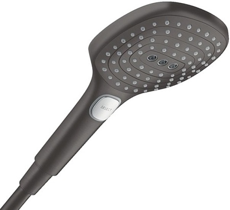 Душевой гарнитур Hansgrohe Raindance Select E 26520340 (черный матовый)