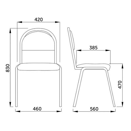 Офисный стул UTFC Стандарт BL С73 (серый)