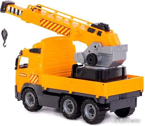 Полесье Volvo Автомобиль-кран с поворотной платформой 8824