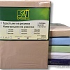 Постельное белье Альвитек Сатин однотонный на резинке 200x200x25 ПР-СО-Р-200-МОК (мокко)