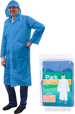 Дождевик Park RC-70 999112 (XL, голубой)