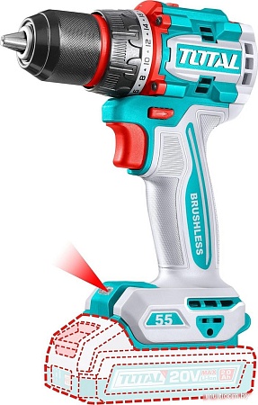 Дрель-шуруповерт Total TDLI205582 (с 1-им АКБ)