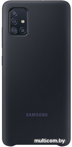Чехол Samsung Silicone Cover для Samsung Galaxy A51 (черный)