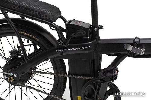 Электровелосипед Furendo E-Elegant 300 (черный матовый)