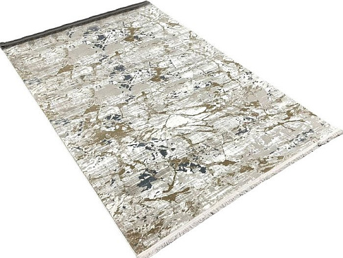 Ковер для жилой комнаты Radjab Carpet Валенсия Прямоугольник 10536RK 1.6x2.3 (cream/vizon)