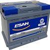 Автомобильный аккумулятор ESAN 60 R+ низк. (60 А·ч)