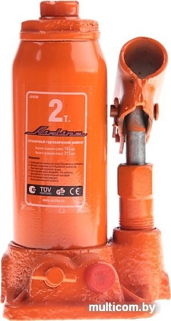 Бутылочный домкрат Airline AJ-B-02K 2т