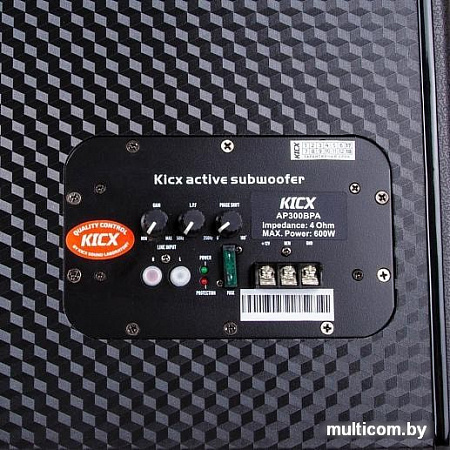 Корпусной активный сабвуфер KICX AP300BPA