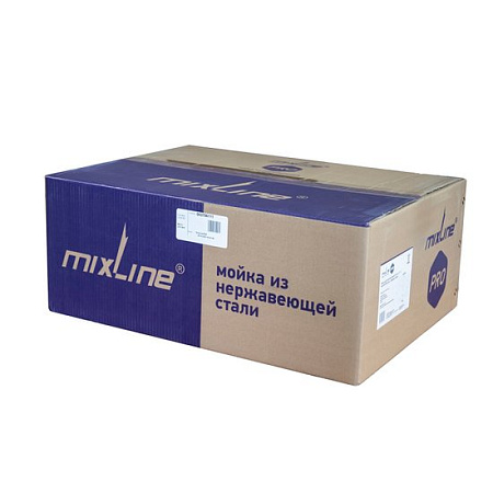 Кухонная мойка Mixline 548565 (черный графит, 3 мм)