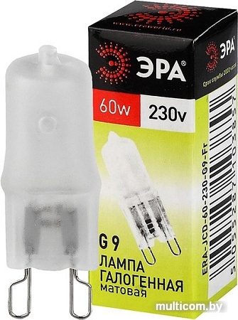 Светодиодная лампочка ЭРА G9-JCD-60-230V-FR C0027364