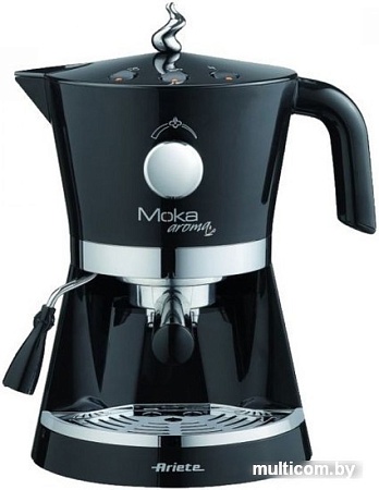 Рожковая помповая кофеварка Ariete Moka Aroma 1337/41 (черный)