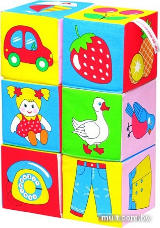 Кубики Мякиши Умная азбука 206