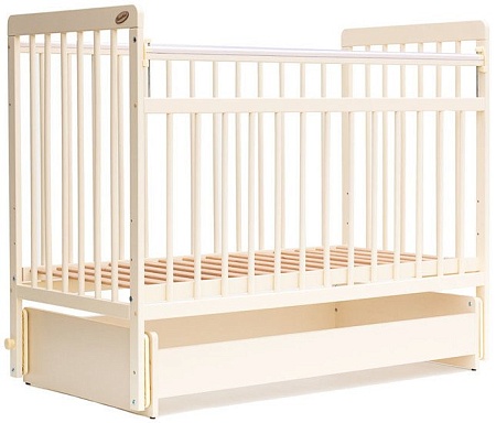 Детская кроватка Bambini Euro Style М 01.10.05 (слоновая кость)