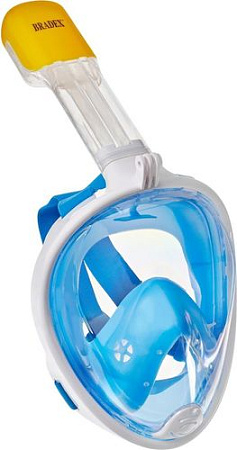 Маска для плавания Bradex SF 0370 (L, голубой)