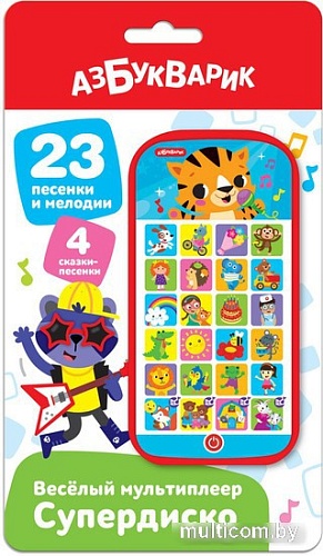 Интерактивный планшет Азбукварик Супердиско 3105