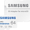 Карта памяти Samsung PRO Endurance+ microSDXC 64GB (с адаптером)