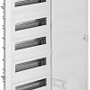 Бокс пластиковый Elektro-Plast MSF 5x12M (60M), N/PE 2x(2x25+20x16mm2+19x10mm2), мет. дверь, белый RAL9016, 853x358x97mm, IP30