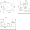 Унитаз CeraStyle City HC00205PN00