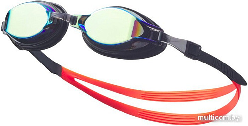 Очки для плавания Nike Chrome Mirror NESSD125710 (красный/черный)