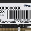 Оперативная память Patriot 8GB DDR4 SODIMM PC4-25600 PSD48G32002S
